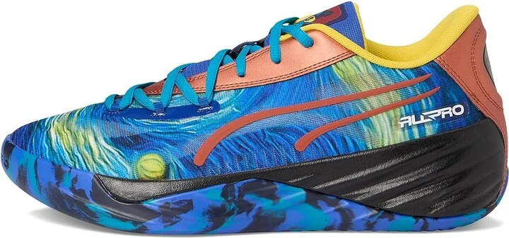 PUMA All-Pro Nitro Men's Shoes Vivid Blue/Tropical Blue : 8 D - Medium, Synthetic/Textile - Image 6