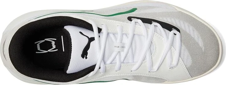 PUMA All-Pro Nitro Men's Shoes Warm White/Glacial Gray/Archive Green : 8 D - Medium, Synthetic/Textile - Image 2