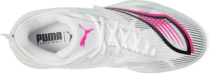 PUMA All-Pro Nitro Men's Shoes White/Mint Melt : 14 D - Medium, Synthetic/Textile - Image 2