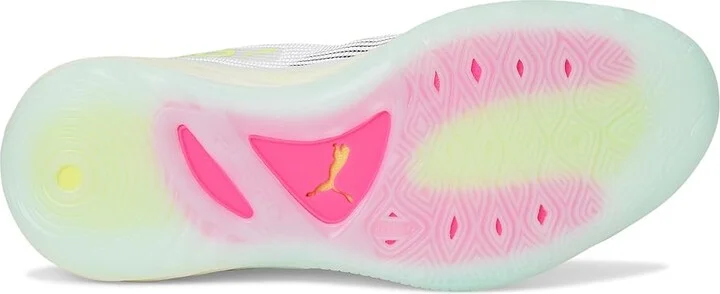 PUMA All-Pro Nitro Men's Shoes White/Mint Melt : 14 D - Medium, Synthetic/Textile - Image 3