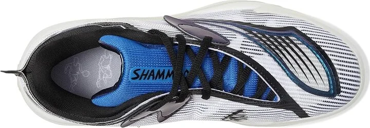 PUMA All-pro Nitro Shammgod Basketball Shoes Men's Basketball Shoes White/Black : 8 D - Medium, Suede - Image 2
