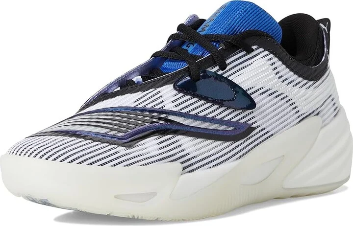 PUMA All-pro Nitro Shammgod Basketball Shoes Men's Basketball Shoes White/Black : 8 D - Medium, Suede - Image 5