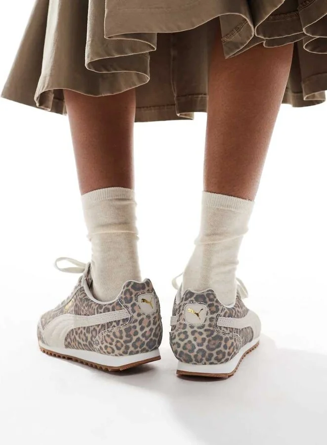 PUMA Arizona sneakers in all over leopard print - Image 3
