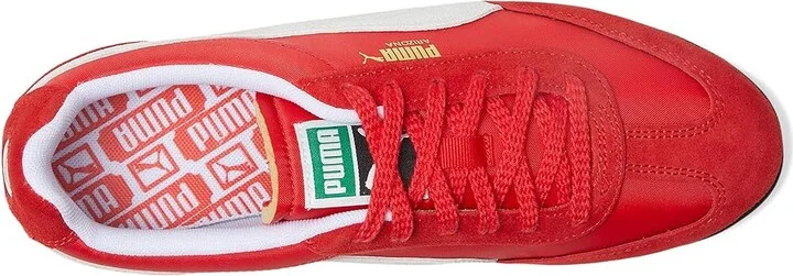 PUMA Arizona Sneakers Women's Shoes For All Time Red/White/Gold : 11 B - Medium, Leather - Image 2