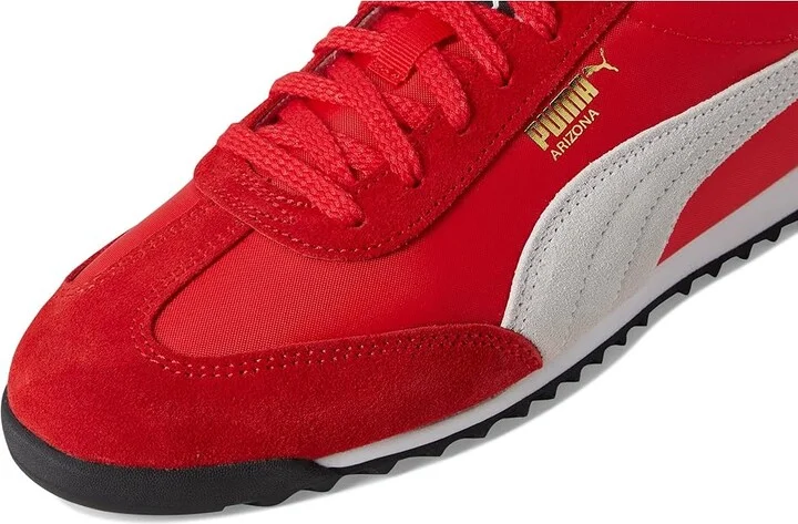 PUMA Arizona Sneakers Women's Shoes For All Time Red/White/Gold : 11 B - Medium, Leather - Image 7