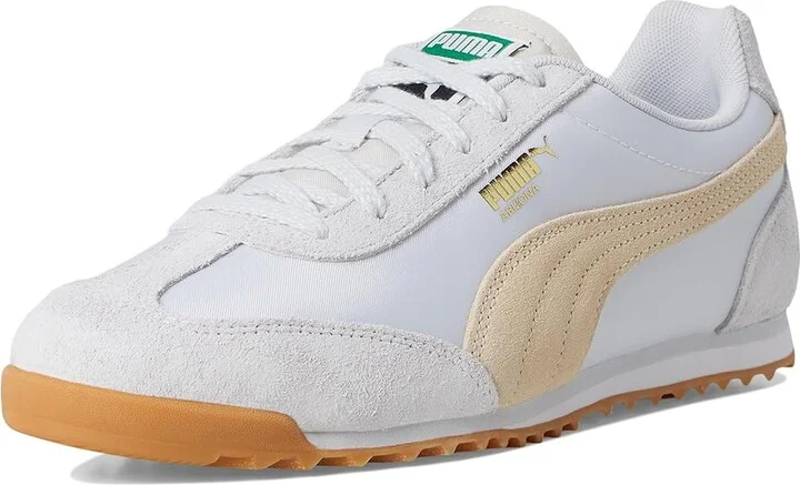PUMA Arizona Sneakers Women's Shoes Silver Mist/Canvas/Gold : 11 B - Medium, Leather - Image 5