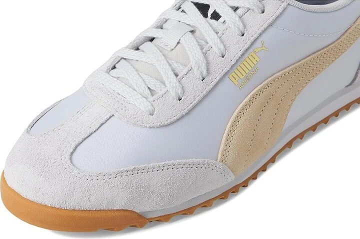 PUMA Arizona Sneakers Women's Shoes Silver Mist/Canvas/Gold : 11 B - Medium, Leather - Image 7