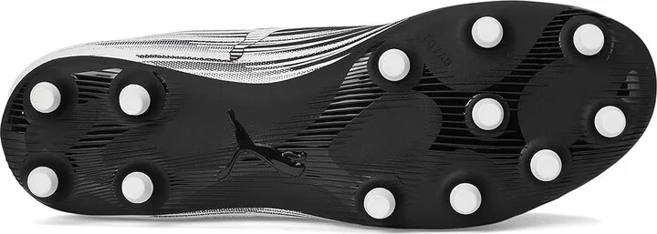 PUMA Attacanto Firm, Artificial Ground Soccer Cleats Men's Soccer Shoes Black/White : 8 D - Medium, Synthetic - Image 3