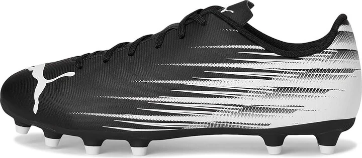 PUMA Attacanto Firm, Artificial Ground Soccer Cleats Men's Soccer Shoes Black/White : 8 D - Medium, Synthetic - Image 6