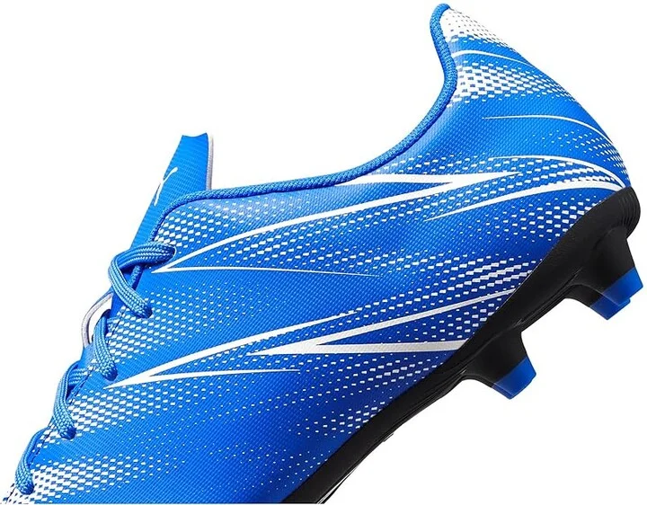 PUMA Attacanto Firm, Artificial Ground Soccer Cleats Men's Soccer Shoes Bluemazing/Puma White : 11 D - Medium, Synthetic - Image 4