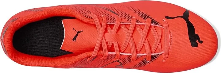 PUMA Attacanto Firm, Artificial Ground Soccer Cleats Men's Soccer Shoes Glowing Red-Puma Black : 11.5 D - Medium - Image 2