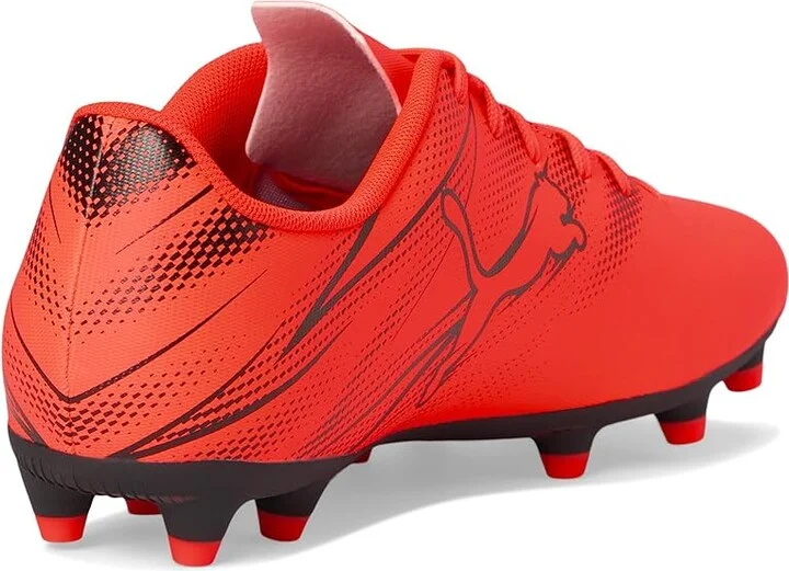 PUMA Attacanto Firm, Artificial Ground Soccer Cleats Men's Soccer Shoes Glowing Red-Puma Black : 11.5 D - Medium - Image 4