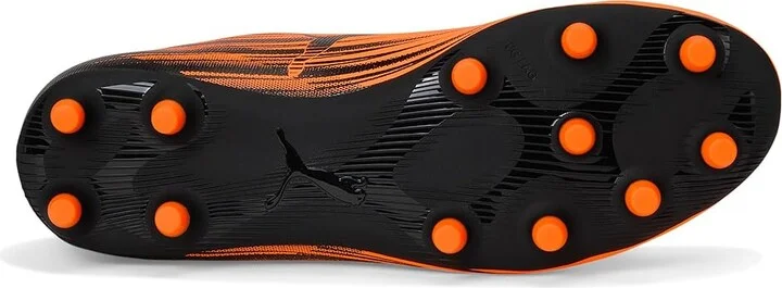 PUMA Attacanto Firm, Artificial Ground Soccer Cleats Men's Soccer Shoes Heat Fire/Black : 7 D - Medium, Synthetic - Image 3