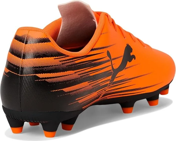 PUMA Attacanto Firm, Artificial Ground Soccer Cleats Men's Soccer Shoes Heat Fire/Black : 7 D - Medium, Synthetic - Image 4