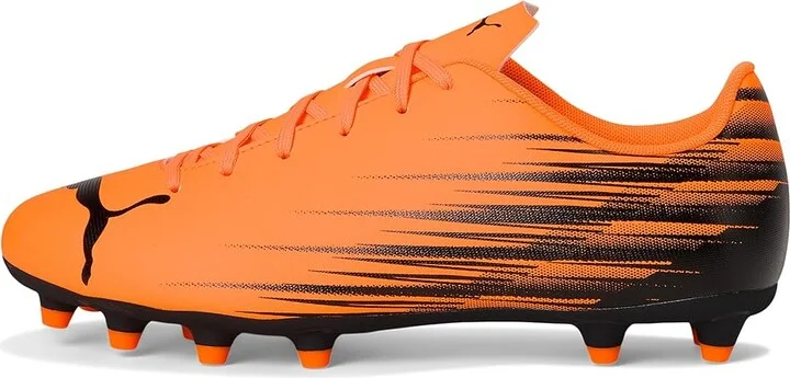 PUMA Attacanto Firm, Artificial Ground Soccer Cleats Men's Soccer Shoes Heat Fire/Black : 7 D - Medium, Synthetic - Image 6