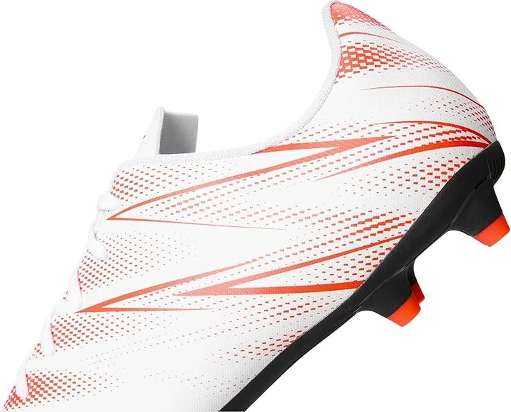 PUMA Attacanto Firm, Artificial Ground Soccer Cleats Men's Soccer Shoes Puma White-Glowing Red : 9 D - Medium - Image 7