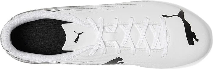 PUMA Attacanto Firm, Artificial Ground Soccer Cleats Men's Soccer Shoes White/Black : 9 D - Medium, Synthetic - Image 2