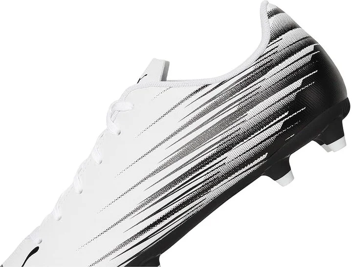 PUMA Attacanto Firm, Artificial Ground Soccer Cleats Men's Soccer Shoes White/Black : 9 D - Medium, Synthetic - Image 7