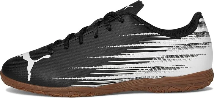PUMA Attacanto Indoor Trainer Soccer Shoes Men's Soccer Shoes Black/White : 7 D - Medium, Synthetic - Image 6
