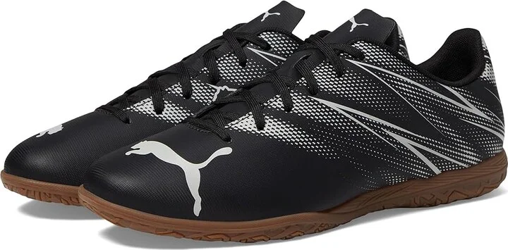 PUMA Attacanto Indoor Training Men's Shoes PUMA Black/Silver Mist : 10.5 D - Medium, Synthetic