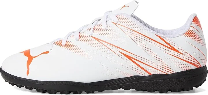 PUMA Attacanto Turf Training Soccer Cleats Men's Shoes PUMA White/Glowing Red : 7 D - Medium, Synthetic/Textile - Image 6