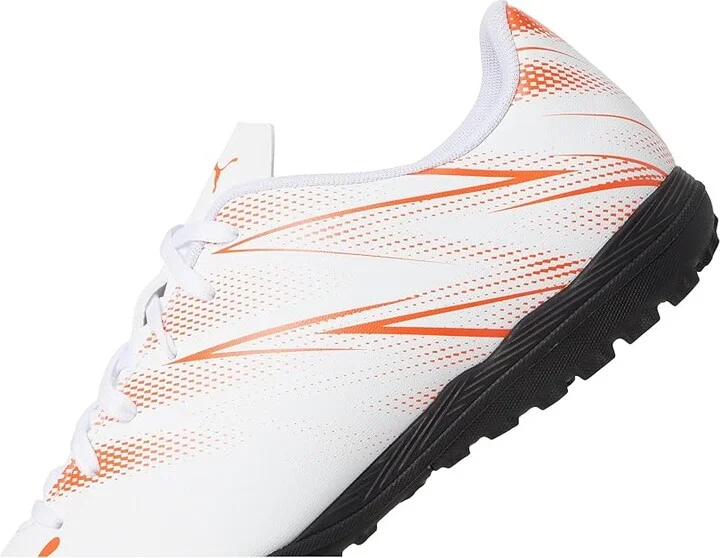 PUMA Attacanto Turf Training Soccer Cleats Men's Shoes PUMA White/Glowing Red : 7 D - Medium, Synthetic/Textile - Image 7