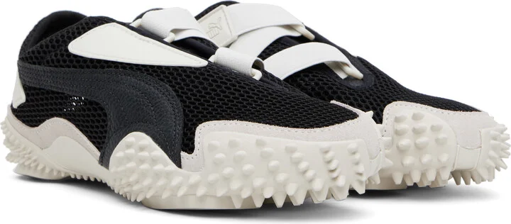 PUMA Black & Gray Mostro Mesh Sneakers - Image 4