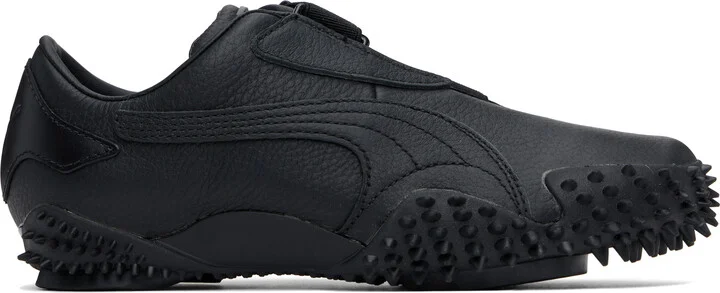PUMA Black Mostro Leather Sneakers