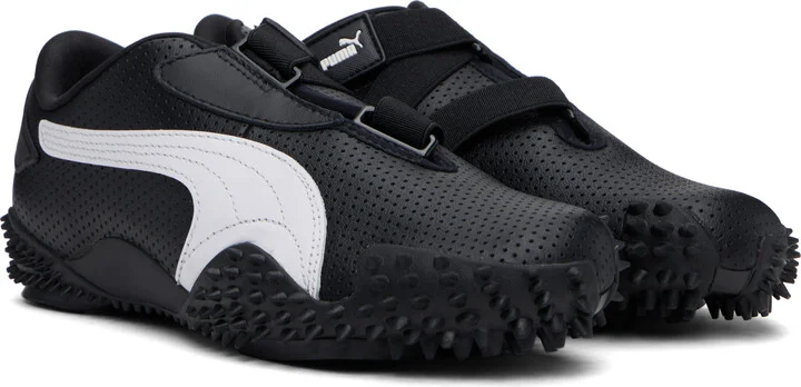 PUMA Black Mostro Perforated Sneakers - Image 4