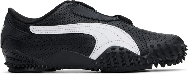 PUMA Black Mostro Perforated Sneakers
