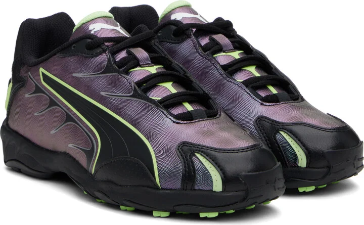 PUMA Black & Purple A$AP Rocky Edition F1® Inhale 75 Years Hero Sneakers - Image 4