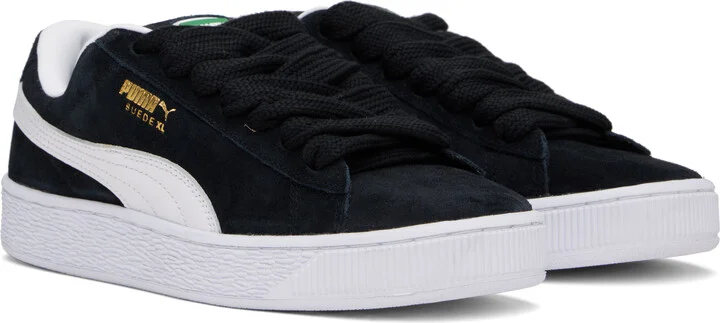PUMA Black Suede XL Sneakers - Image 4