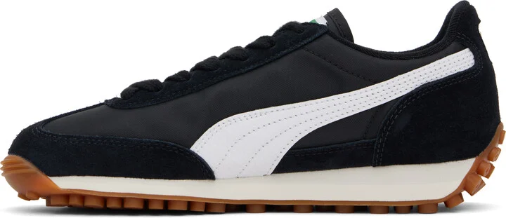 PUMA Black & White Easy Rider Vintage Sneakers - Image 3