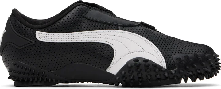 PUMA Black & White Mostro Perf Sneakers