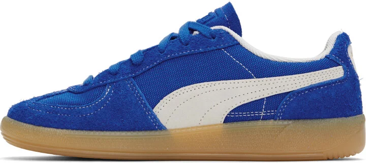 PUMA Blue Palermo Vintage Sneakers - Image 3