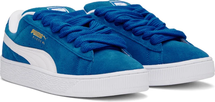 PUMA Blue Suede XL Sneakers - Image 4