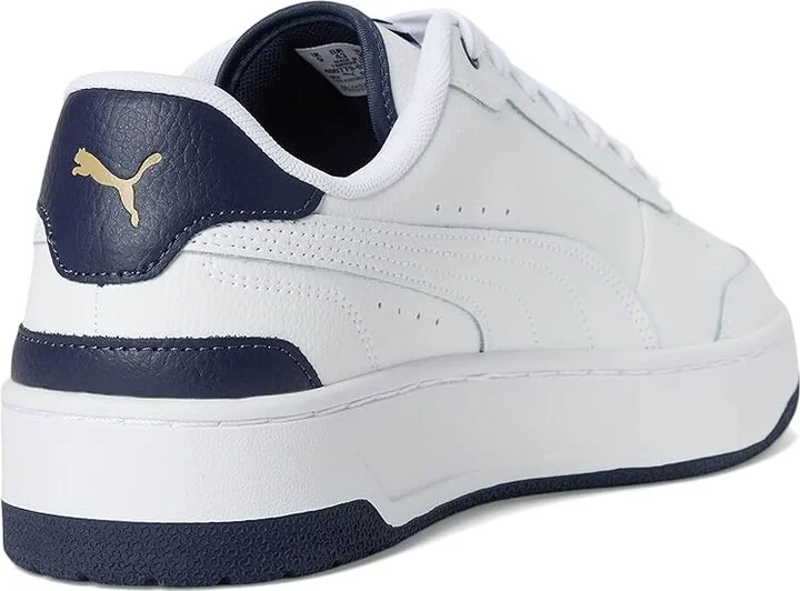 PUMA Ca Match Shoes Men's Snow Shoes Puma White/Puma Navy : 10 D - Medium, Synthetic - Image 4