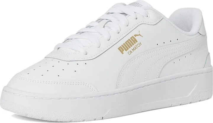 PUMA Ca Match Shoes Men's Snow Shoes Puma White/Puma White : 8 D - Medium, Leather - Image 5