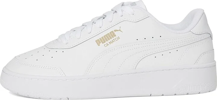 PUMA Ca Match Shoes Men's Snow Shoes Puma White/Puma White : 8 D - Medium, Leather - Image 6