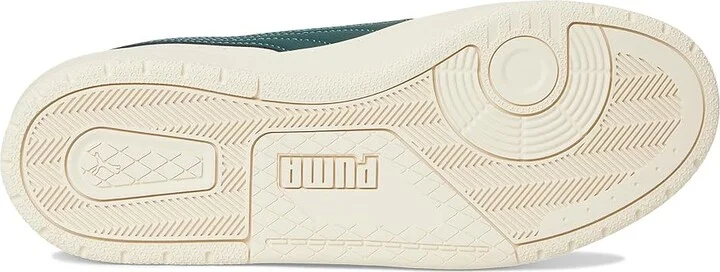 PUMA Ca Match Shoes Men's Snow Shoes Warm White/Dark Myrtle : 10 D - Medium, Leather - Image 3