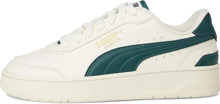PUMA Ca Match Shoes Men's Snow Shoes Warm White/Dark Myrtle : 10 D - Medium, Leather - Image 6