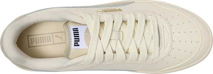 PUMA Ca Match Shoes Men's Snow Shoes Warm White/Desert Dust : 10 D - Medium, Leather - Image 2