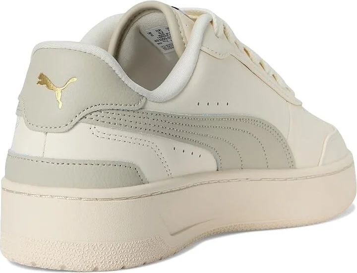 PUMA Ca Match Shoes Men's Snow Shoes Warm White/Desert Dust : 10 D - Medium, Leather - Image 4