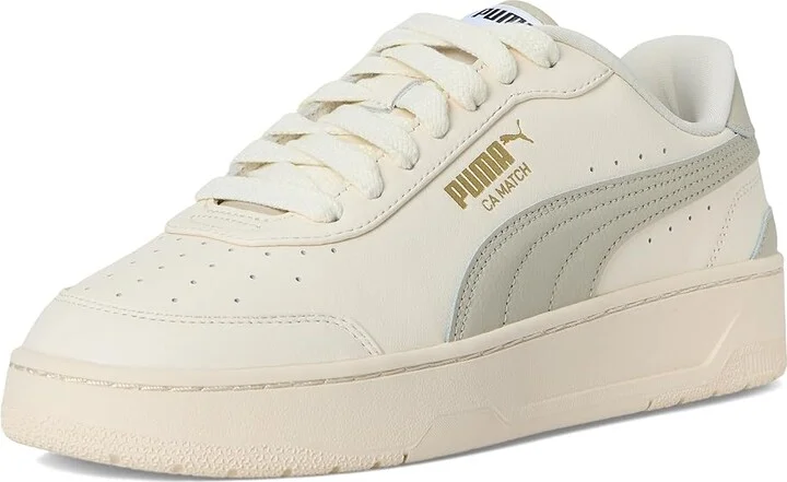 PUMA Ca Match Shoes Men's Snow Shoes Warm White/Desert Dust : 10 D - Medium, Leather - Image 5
