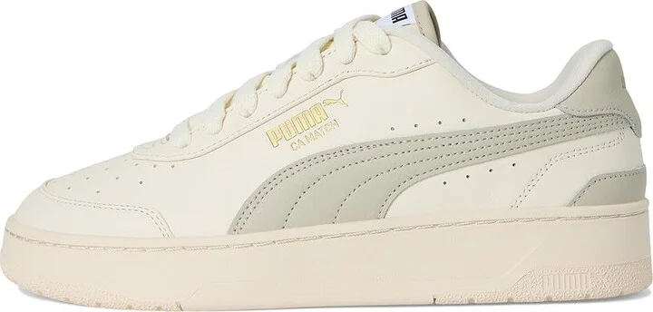 PUMA Ca Match Shoes Men's Snow Shoes Warm White/Desert Dust : 10 D - Medium, Leather - Image 6