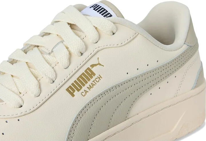 PUMA Ca Match Shoes Men's Snow Shoes Warm White/Desert Dust : 10 D - Medium, Leather - Image 7