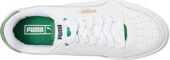 PUMA Ca Match Shoes Men's Snow Shoes White/Archive Green : 10 D - Medium, Synthetic - Image 2