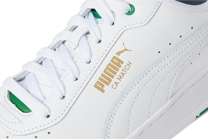 PUMA Ca Match Shoes Men's Snow Shoes White/Archive Green : 10 D - Medium, Synthetic - Image 7