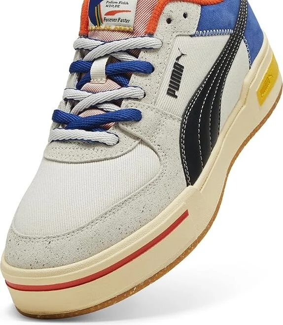 PUMA Ca Pro Classic Podium Men's Lace up casual Shoes Alpine Snow/Puma Black/Creamy Vanilla : 11 D - Medium, Leather/Rubber/Suede - Image 2