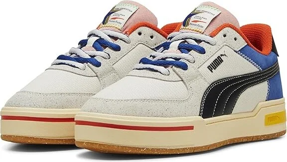 PUMA Ca Pro Classic Podium Men's Lace up casual Shoes Alpine Snow/Puma Black/Creamy Vanilla : 11 D - Medium, Leather/Rubber/Suede